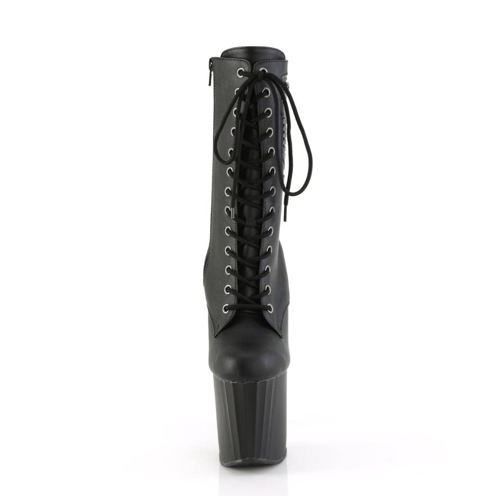 Pleaser - ENCHANT-1040PK Plattformstiefel, Poledance Schuhe - Schwarz